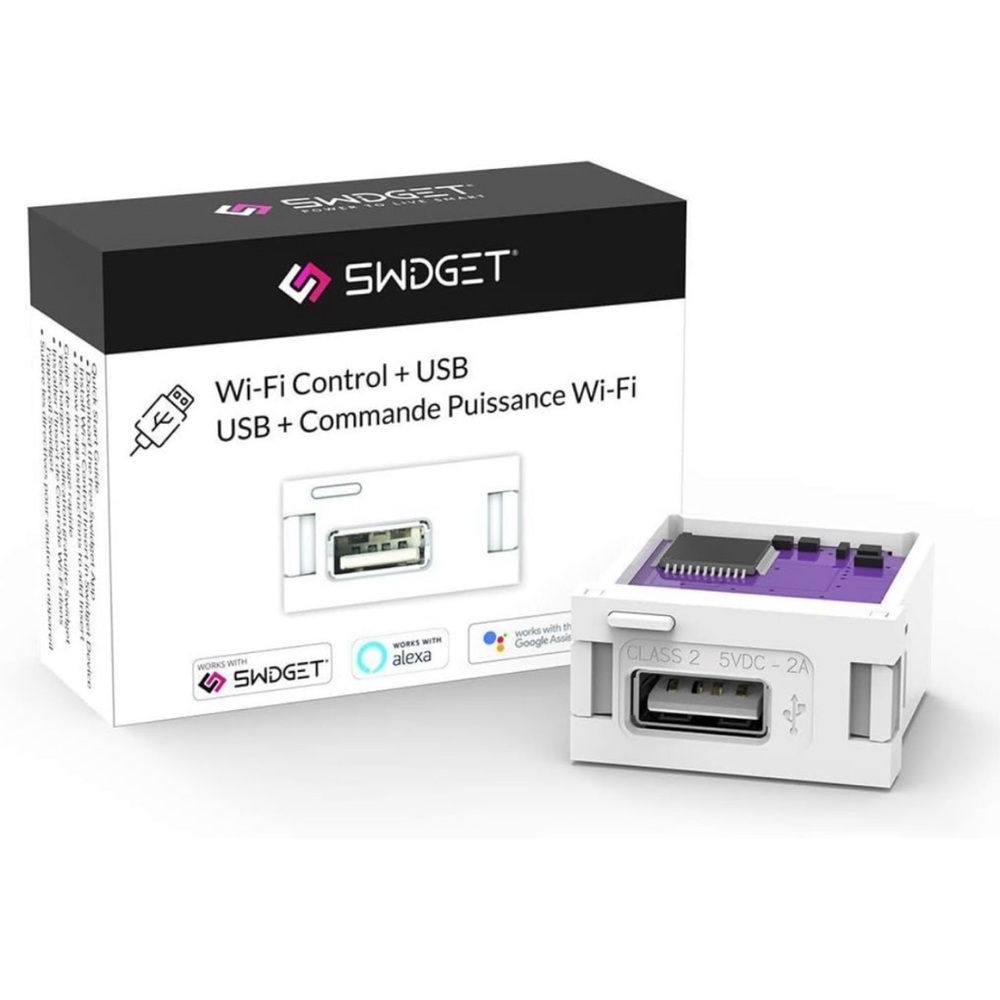 Swidget USB Charger +‎ Wi-Fi Insert • Smart Home Add-On